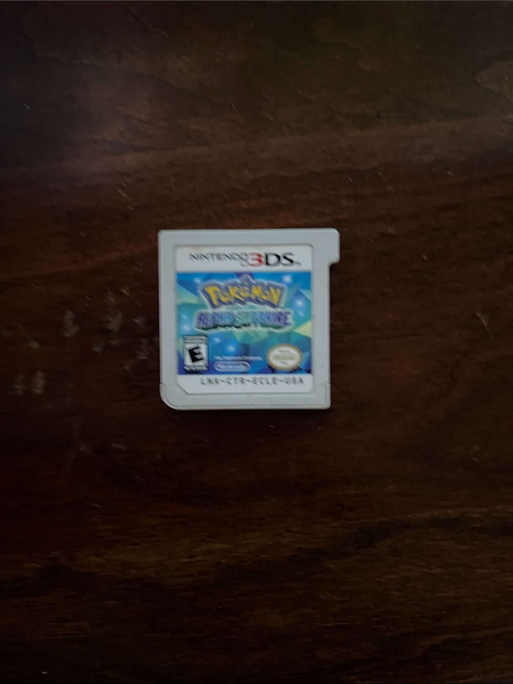 Nintendo 3DS Pokémon Game Card - Alpha sapphire North America version